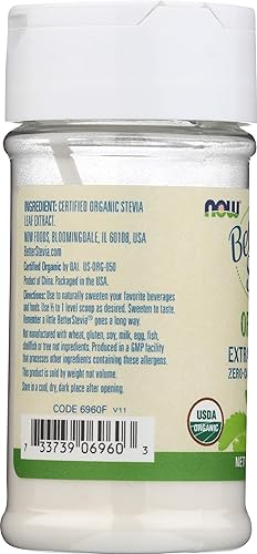 Miniatura 6 de Organic Better Stevia Extract Polvo Edulcorante cero calorías (1 onza)
