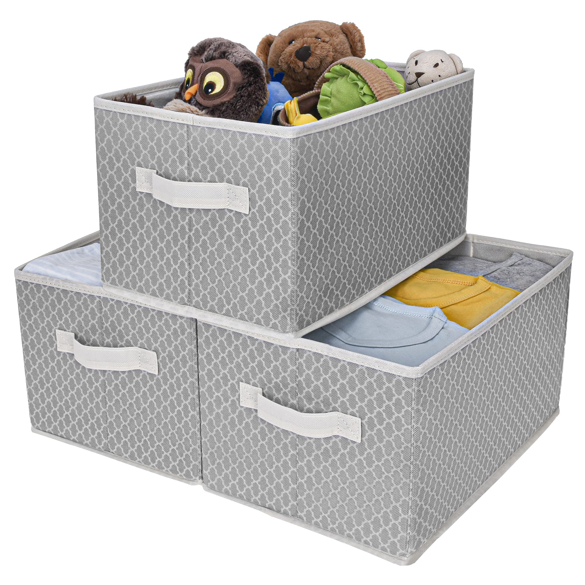 Buy GRANNY SAYS Storage Bin for Shelves, Stackable Storage Bins with