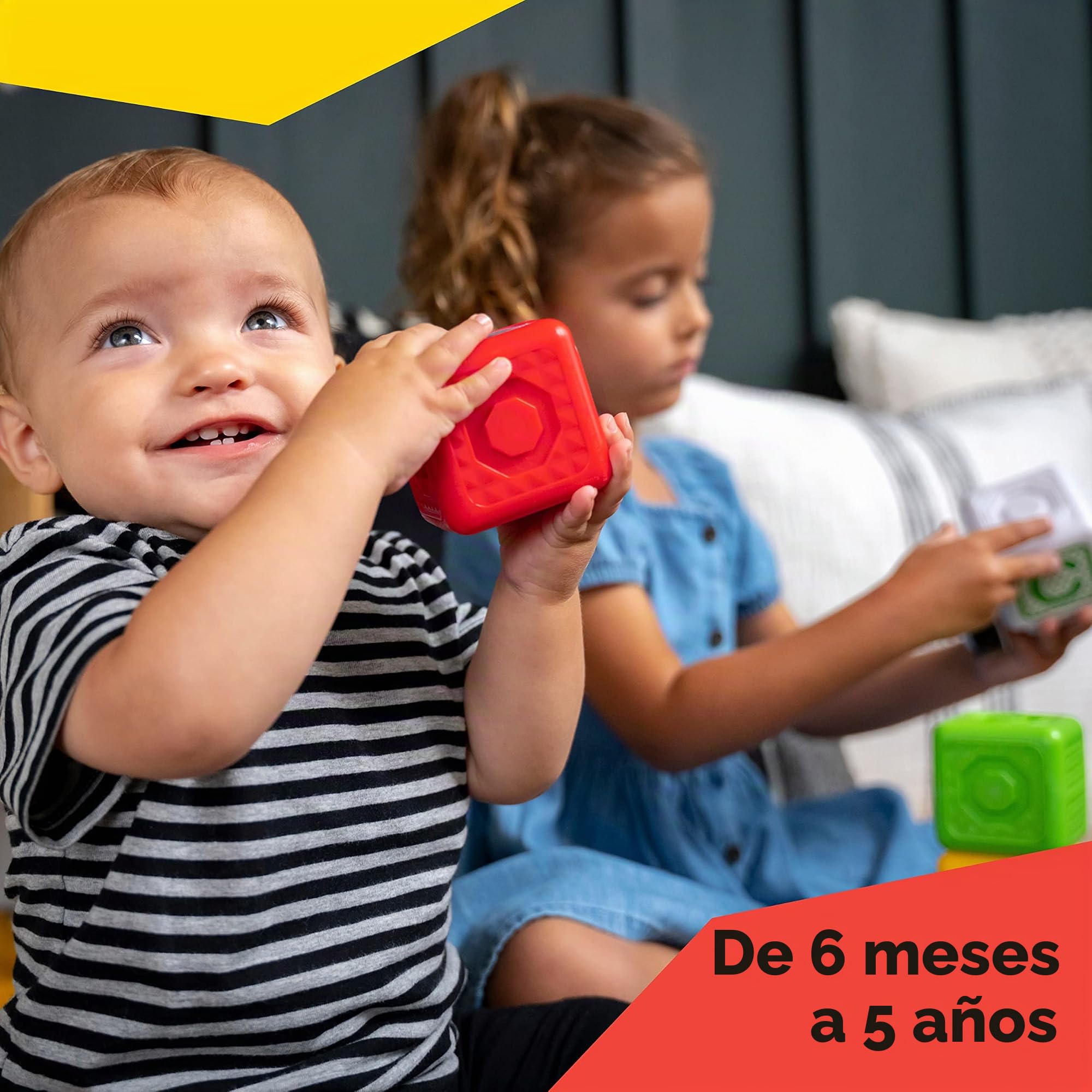 Baby Einstein Bloques magnéticos de Actividades Connect & Create, 24 Piezas, a Partir de 6 Meses