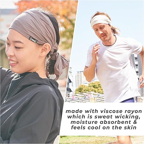 Miniatura 4 de CHARM Japanese Headband Pirate Bandana - Men Ninja Head Wrap Women Hair Band