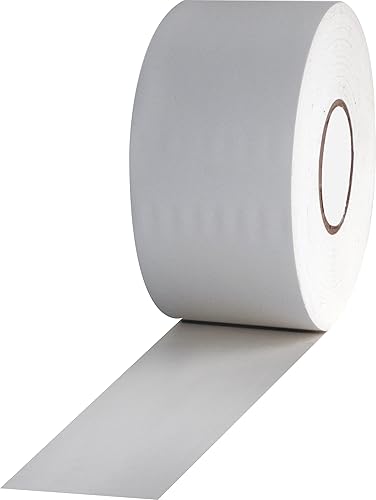 ProTapes Pro 603 - Cinta de goma con respaldo de PVC, 10 mil de grosor, 100 pies de largo x 2 pulgadas de ancho, color blanco (paquete de 1)