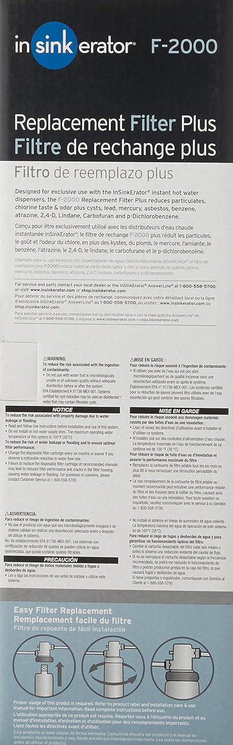 Get Special Price InSinkErator F-2000, 1 Count (Pack of 1), White