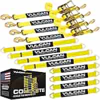Snap-on ジャンパー Amazon.com: VULCAN Complete Axle Strap Tie Down Kit with