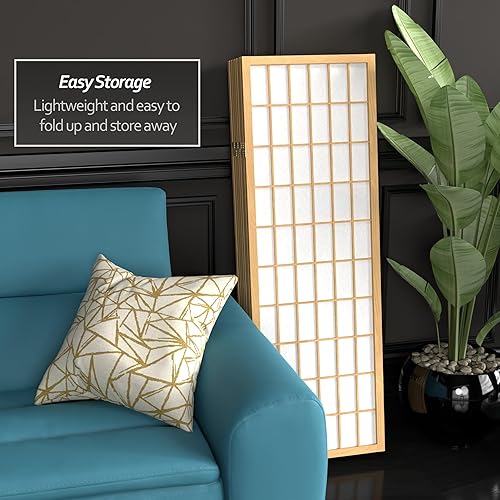 Miniatura 118 de Pantalla Shoji para ventana corta de 4 pies - Natural - 6 paneles Natural,Negro -,Rosewood,Nuez,Miel,Blanco,https://www.amazon.com/dp/undefined