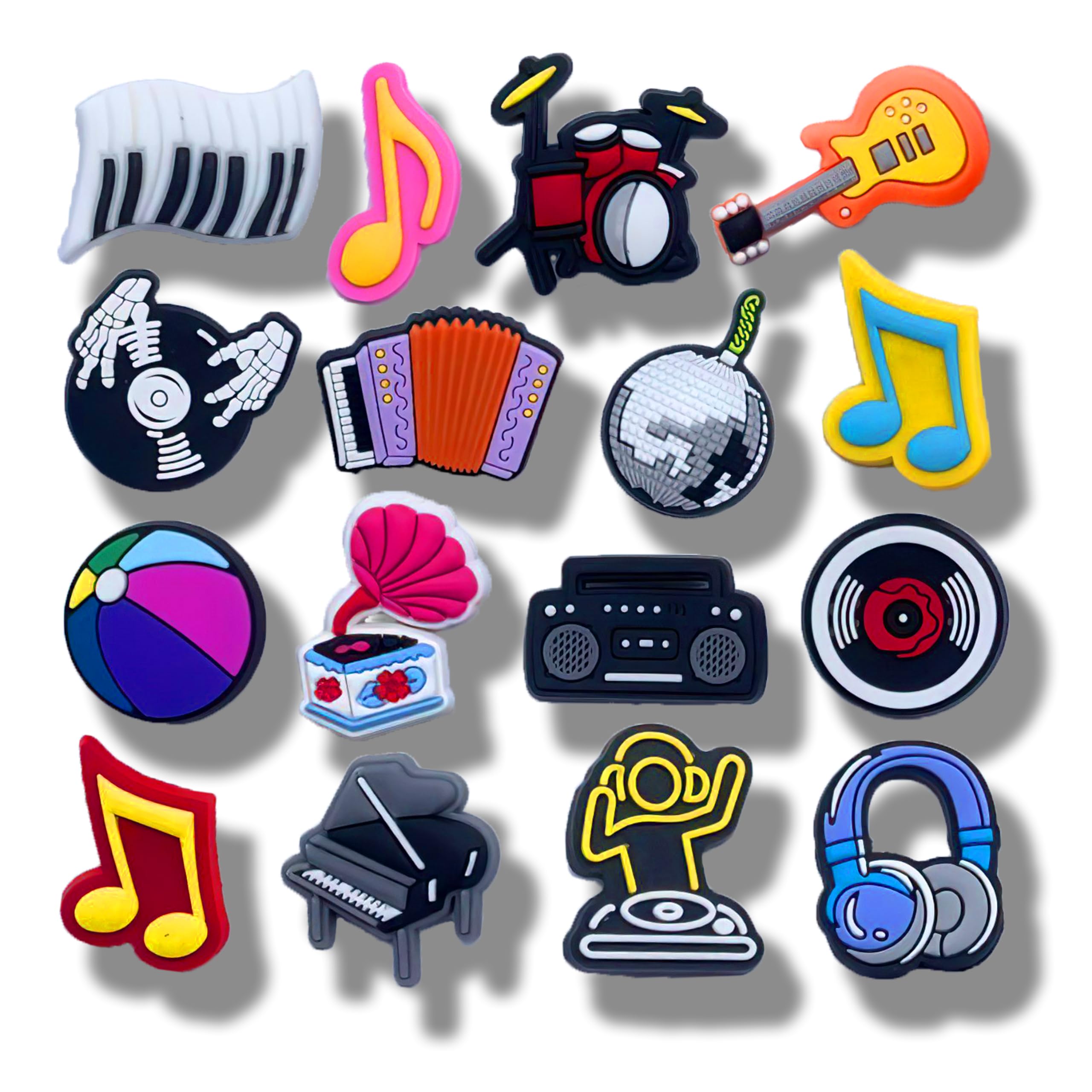 Shoe Charms Sets PVC Decorative Accessories for Clog Shoes, Backpacks, Fashion Charms for Teens & Adults (Not a Toy, 14+)