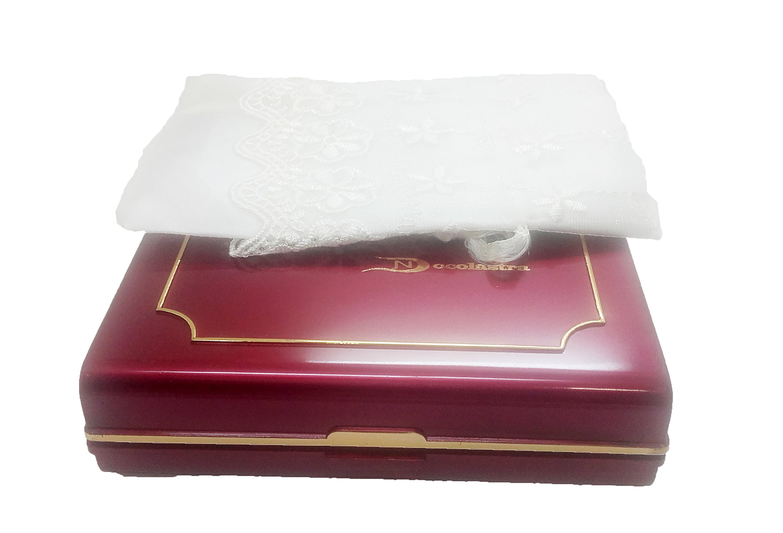 Arras de Boda de Don QUIJOTE y Sancho, con Estuche y saquito en Blanco Roto.