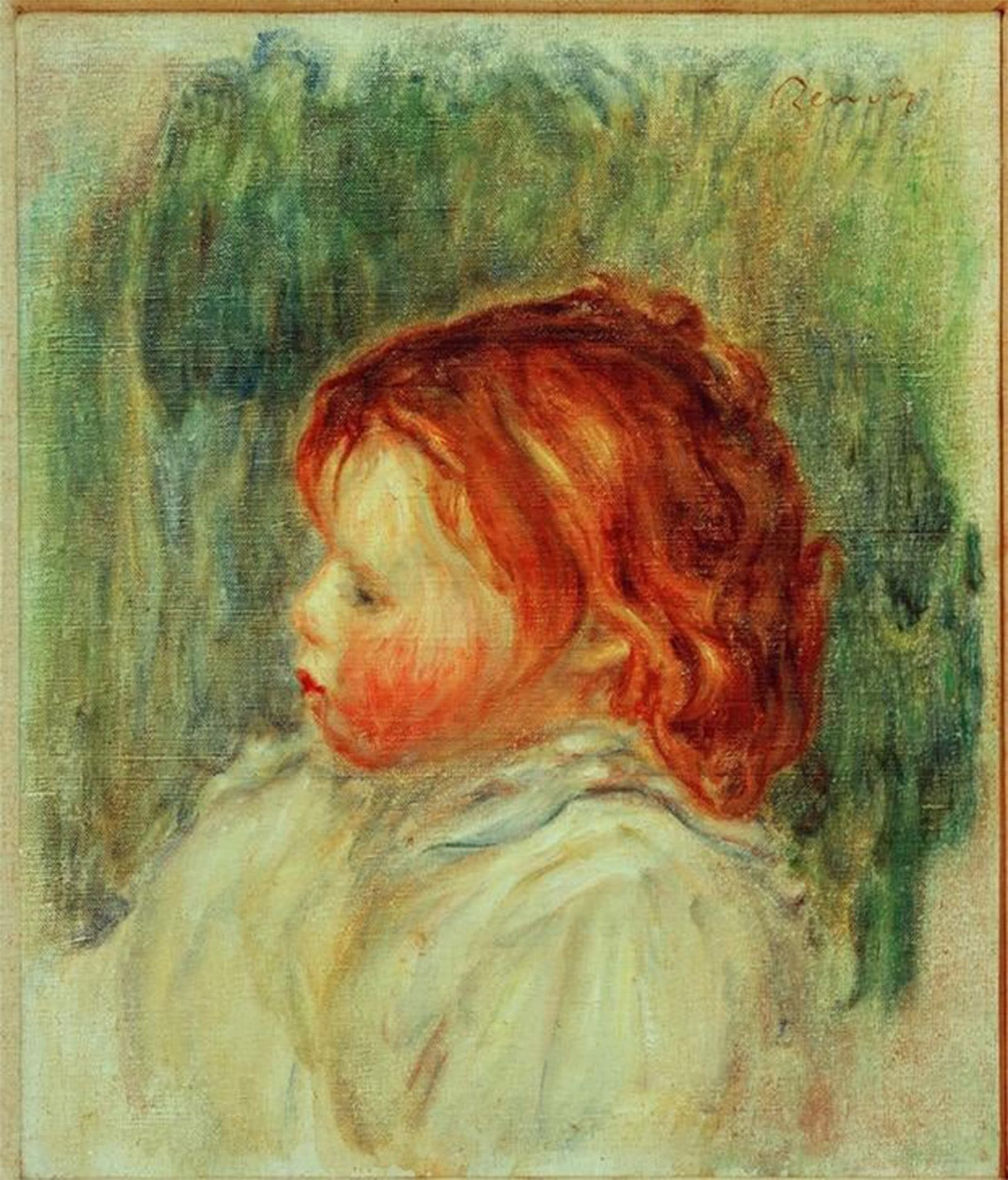 ARTXLXXBN Famous Painting Art Wall Decor Abstract Art Picture Kinderbildnis by Pierre Auguste Renoir Animal Pictures for Home Decor 60x90cm