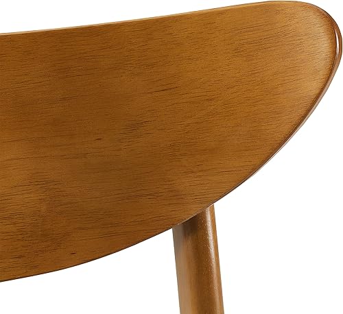 Miniatura 6 de Crosley Furniture Landon - Juego de 4 sillas de comedor de madera modernas de mediados de siglo con asiento tapizado, silla de cocina, bellota