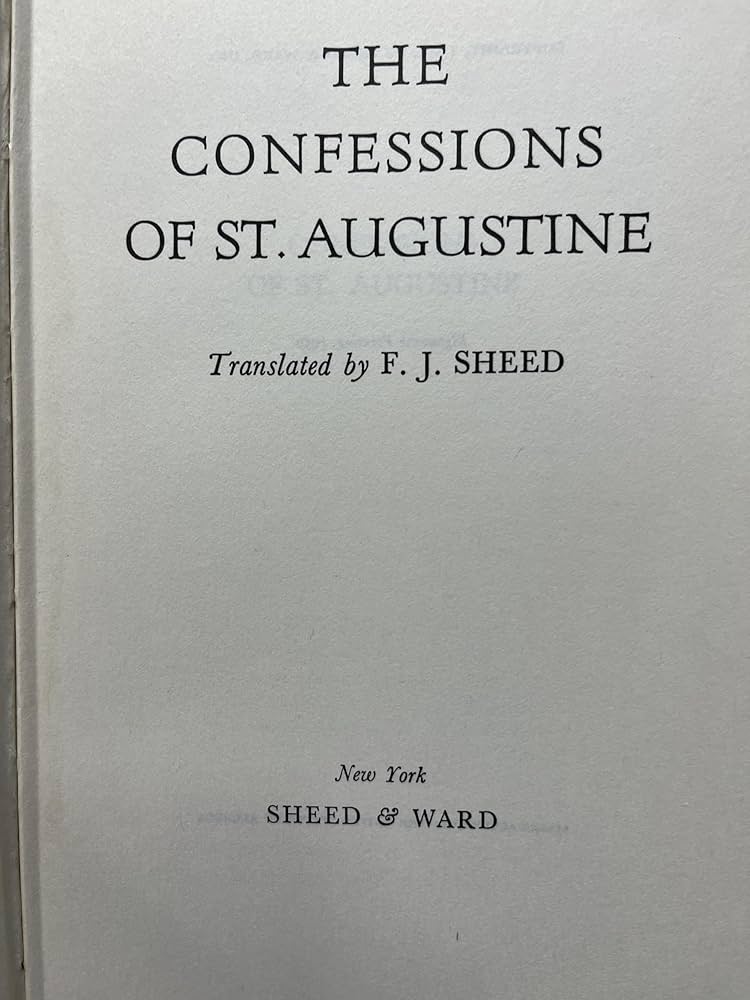 Amazon.co.jp: The Confessions of St. Augustine : 本
