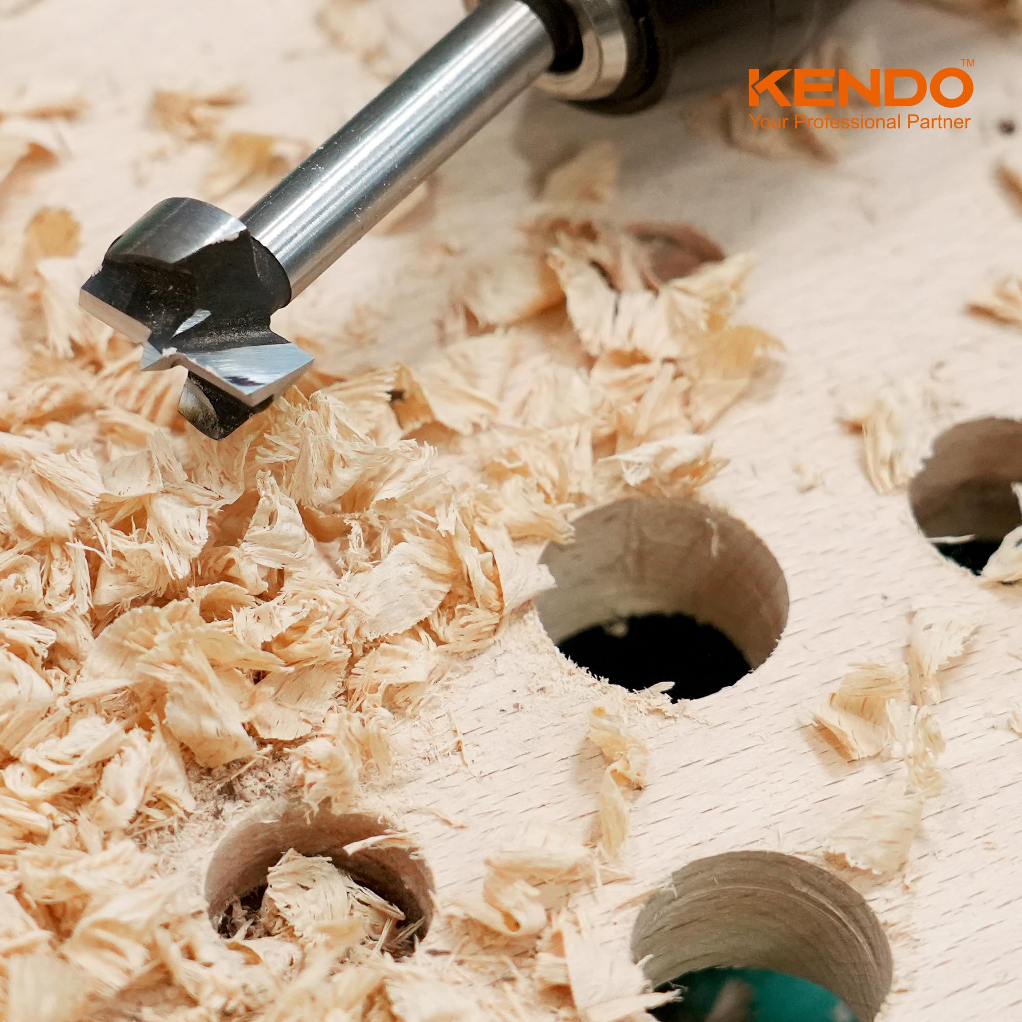 KENDO Forstner Bit Set - 16 Piece Woodworking -6