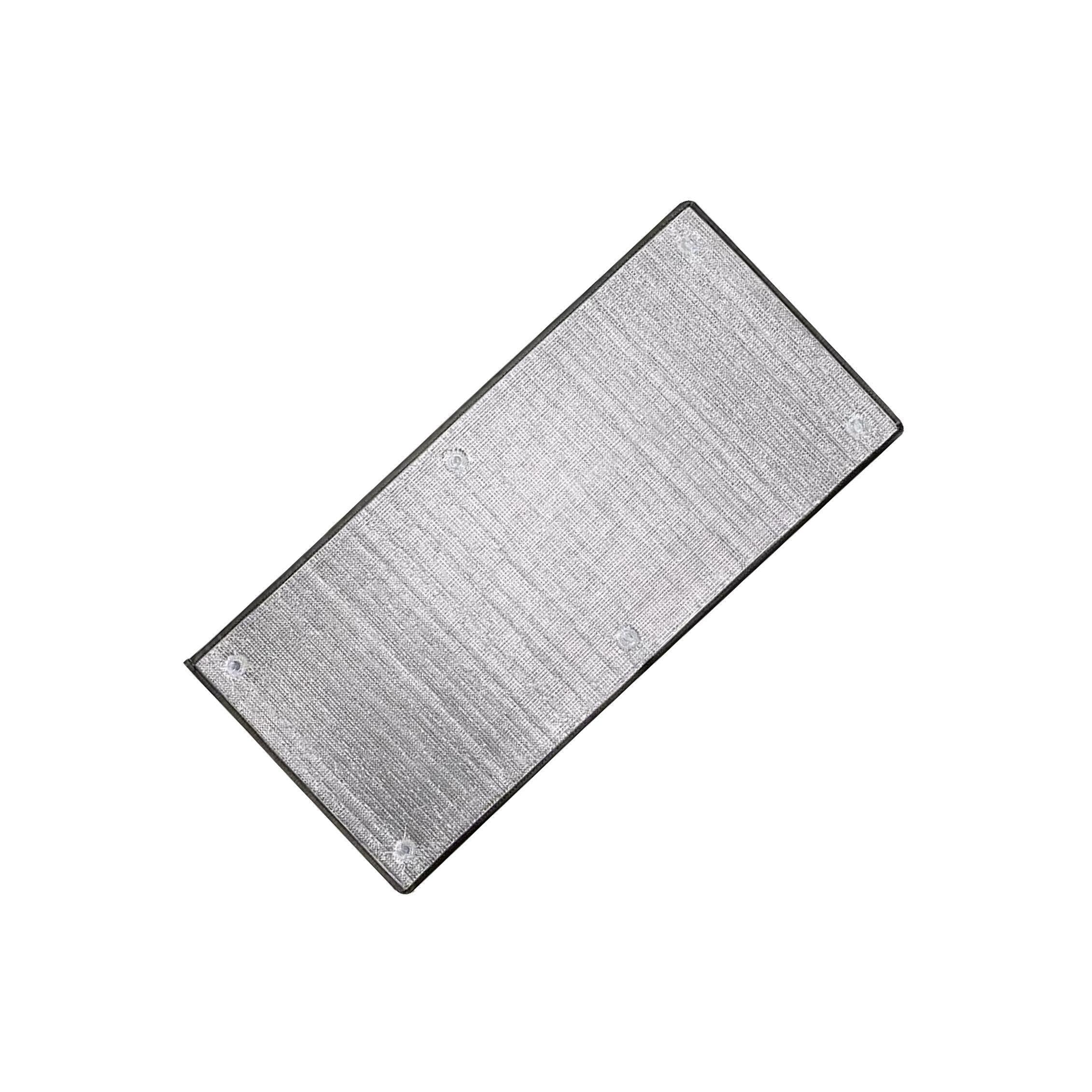 Zanthicia Durable Blackout Window Film Blocks Excess Sunlight While Ensuring Long Term Performance and Providing Comfortable Indoor Space Aluminum Foil, Sliver, 30x100cm
