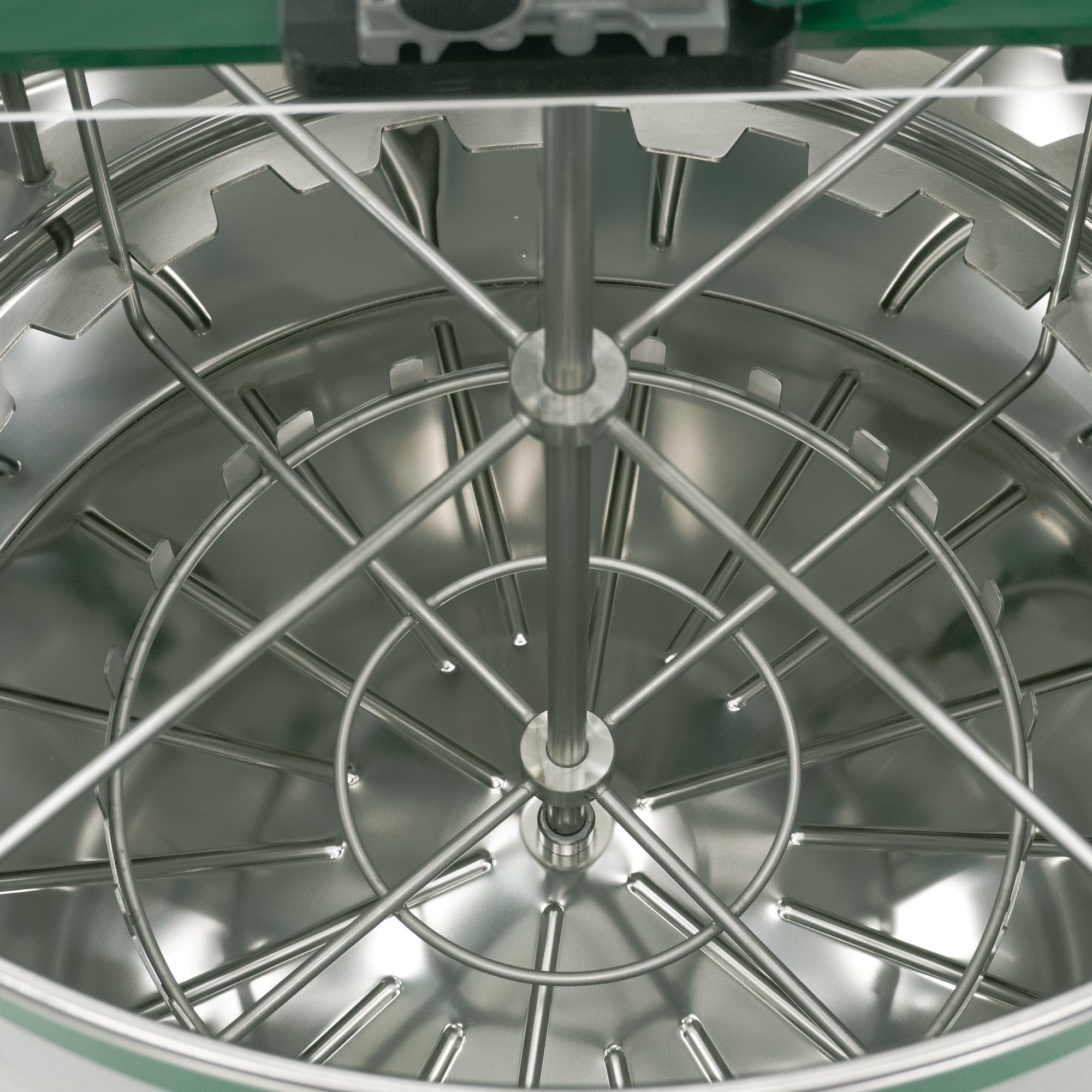 SAF Natura Honigschleuder elektrisch radial | 20 Waben | Dadant US Rahmen | 12 x Langstroth Rahmen | intuitive Steuerung | Edelstahl | Imkereibedarf | MITO