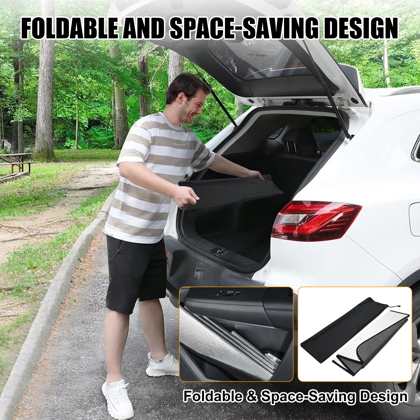 Copertura per parabrezza pieghevole auto per Ford Kuga 2020-2025, copertura per parabrezza pieghevole, parasole pieghevole sul parabrezza