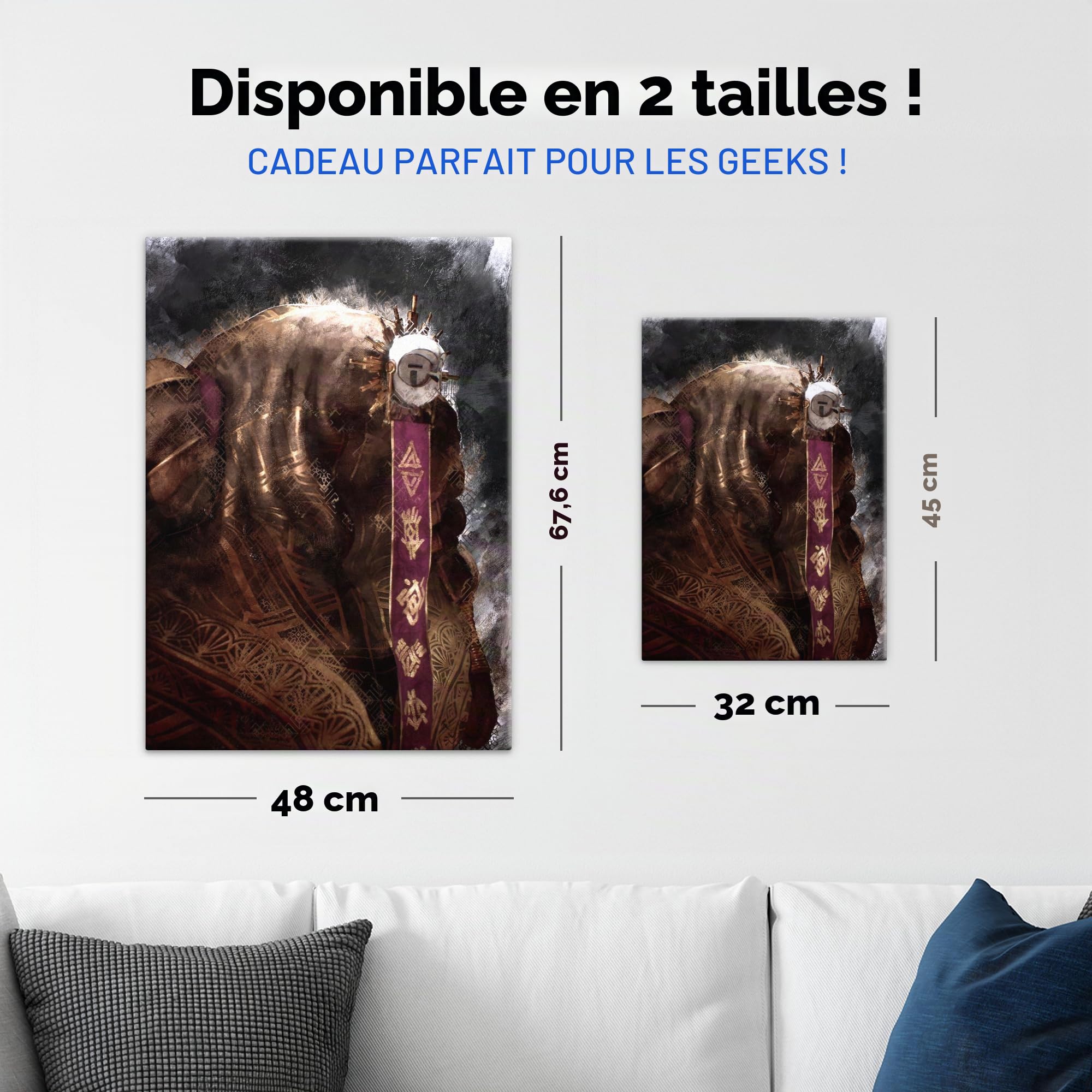 Displate Officiel Clair Obscur: Expedition 33 Poster - Esquie Concept Art - Métallique Fixation Magnétique Licence Officielle Image Affiche de Haute Qualité 45 cm x 32 cm