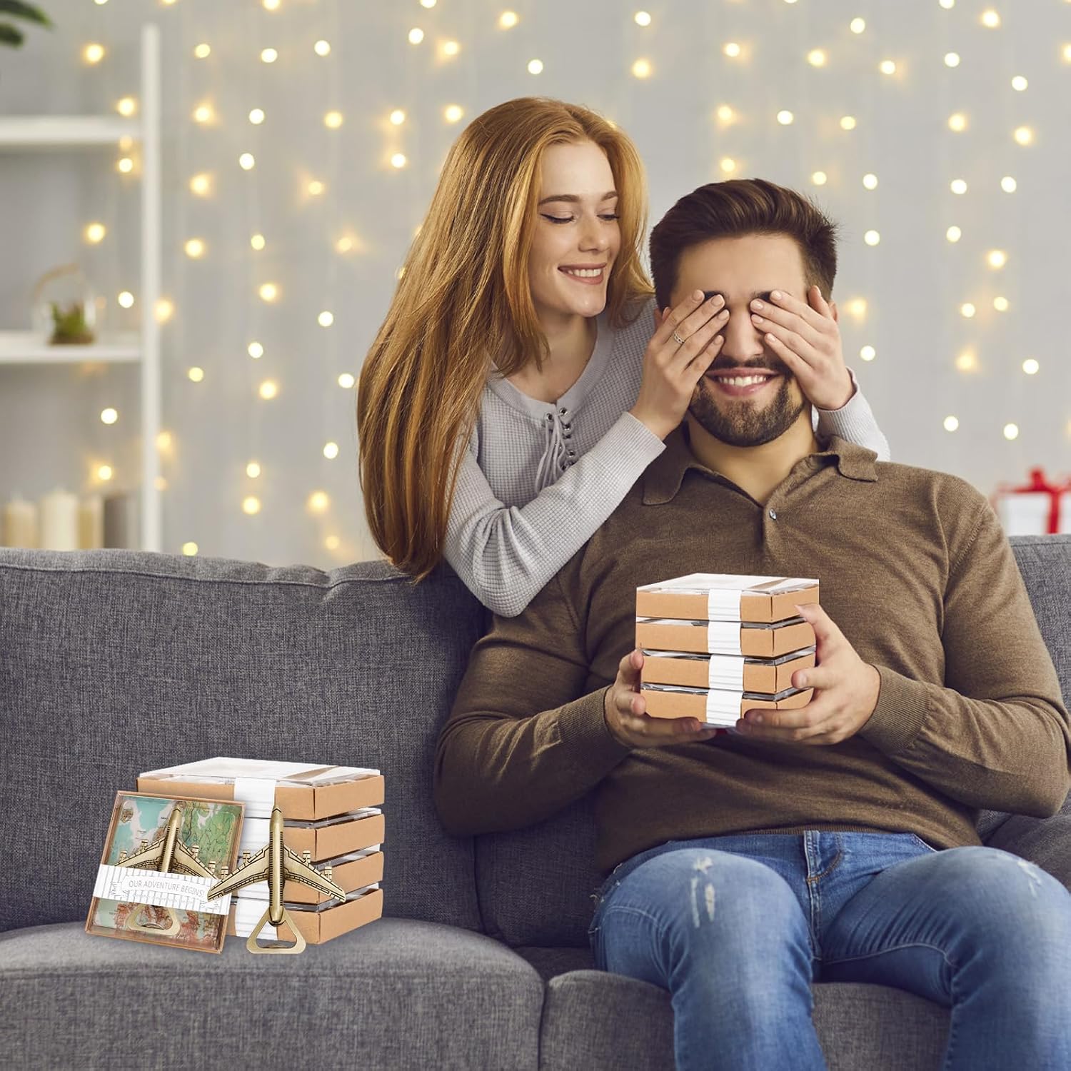 40PCS Airplane Bottle Opener Air Plane Travel Beer Bottle Openers for Guests,Party Souvenirs or Decorations (Bronze)