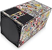 Vista 4 de GNG Sticker Bomb Skins Compatible with Xbox Series X Console Decal Vinal Sticker + 2 Controller Set