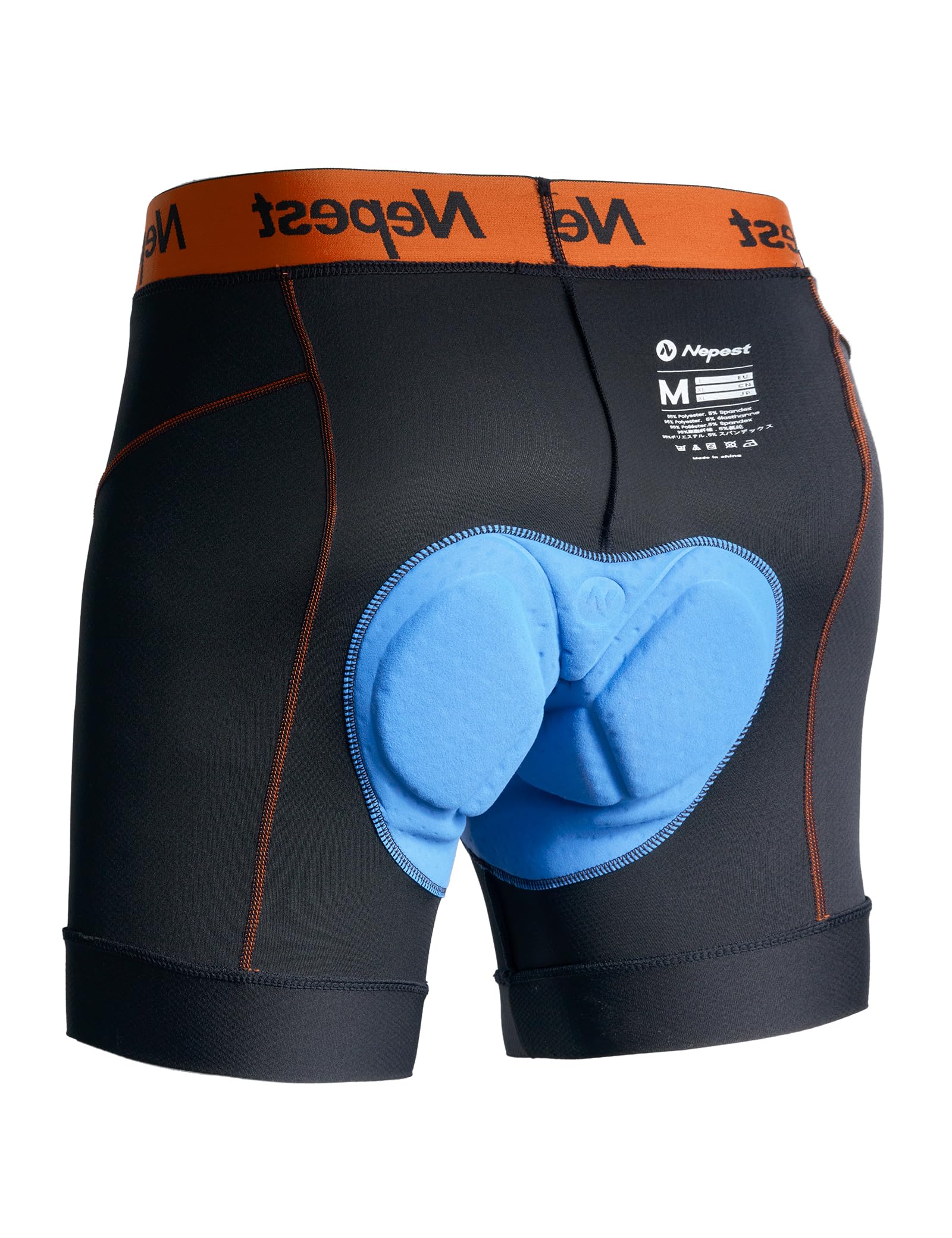 Nepest Radunterhose Herren Gepolstert 4D, Leicht & Weich Sch