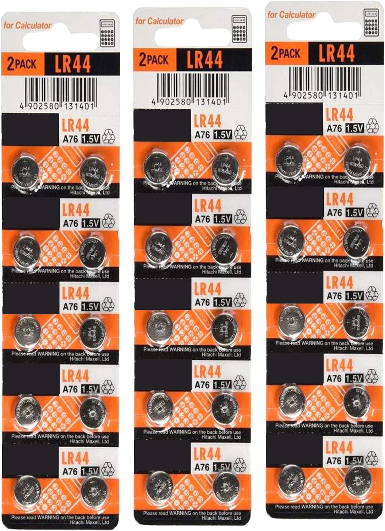 YTM 30 Pcs LR44, 1.5V Alkaline Button Coin Cell Electronics Solutions LR44 Battery.