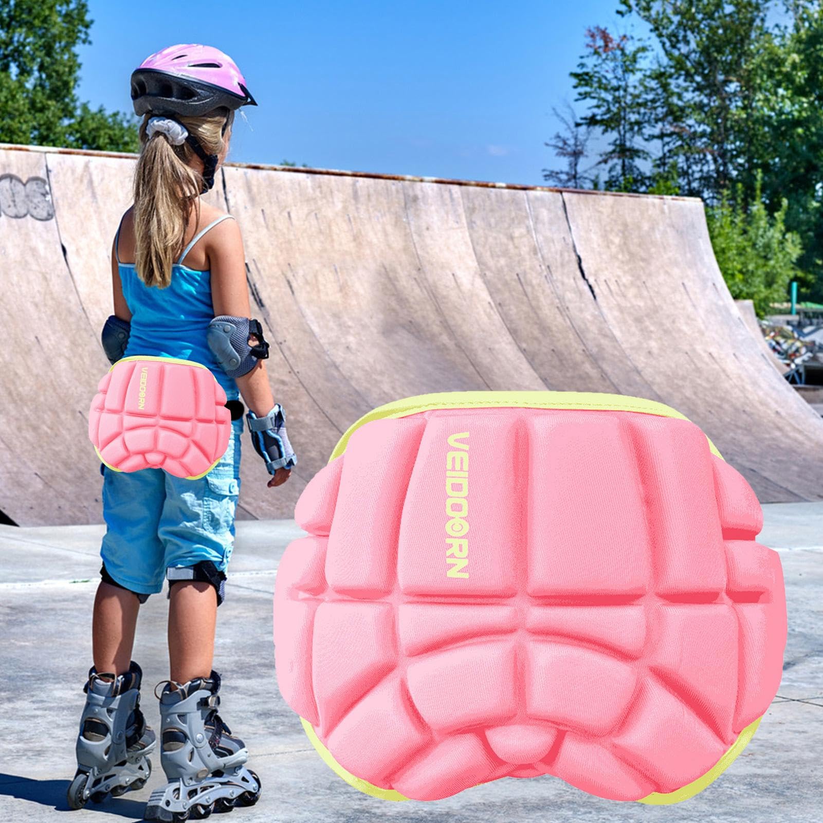 Pad Per Pattinaggio Per Bambini, Equipaggiamento Protettivo Per Sci Addensato Pantaloni Anticaduta Per Skateboard Cuscinetto Anticaduta, Cuscinetto Protettore Per Anca Per Bambini