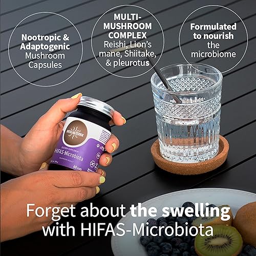 Miniatura 4 de Hifas da Terra HIFAS-MICROBIOTA - Suplemento orgánico de hongos con melena de león, reishi y shiitake, cápsulas de hongos nootrópicos y