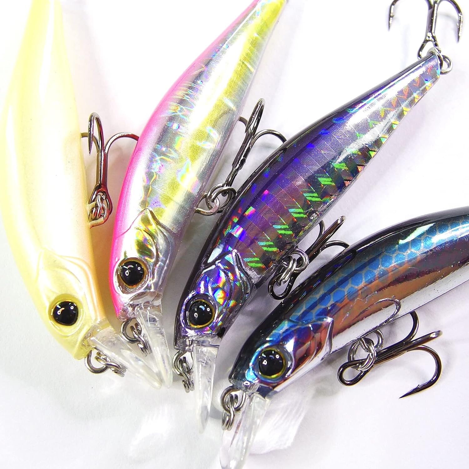 momolures - ULTIMA ARTIST SWIMMER 60mm Sinking Minnow for LRF Bass, Seabass, Pike, Trout, Salmon lure fishing (4pcs Assort 01) - Image 3
