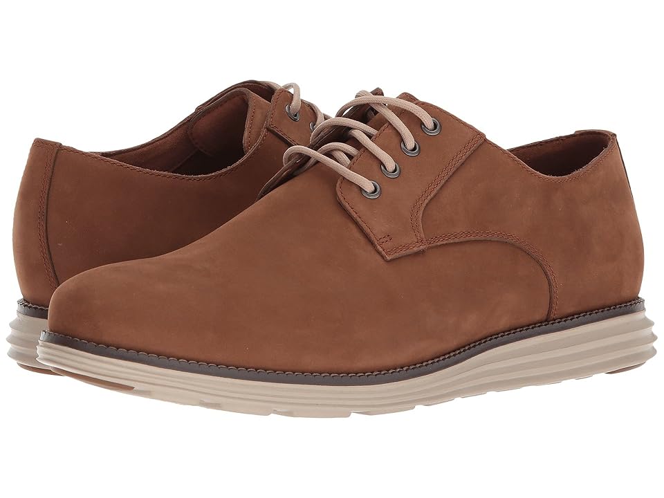 

Cole Haan Original Grand Plain Toe (Bourbon Nubuck/Dark Roast/Cobblestone) Men's Shoes