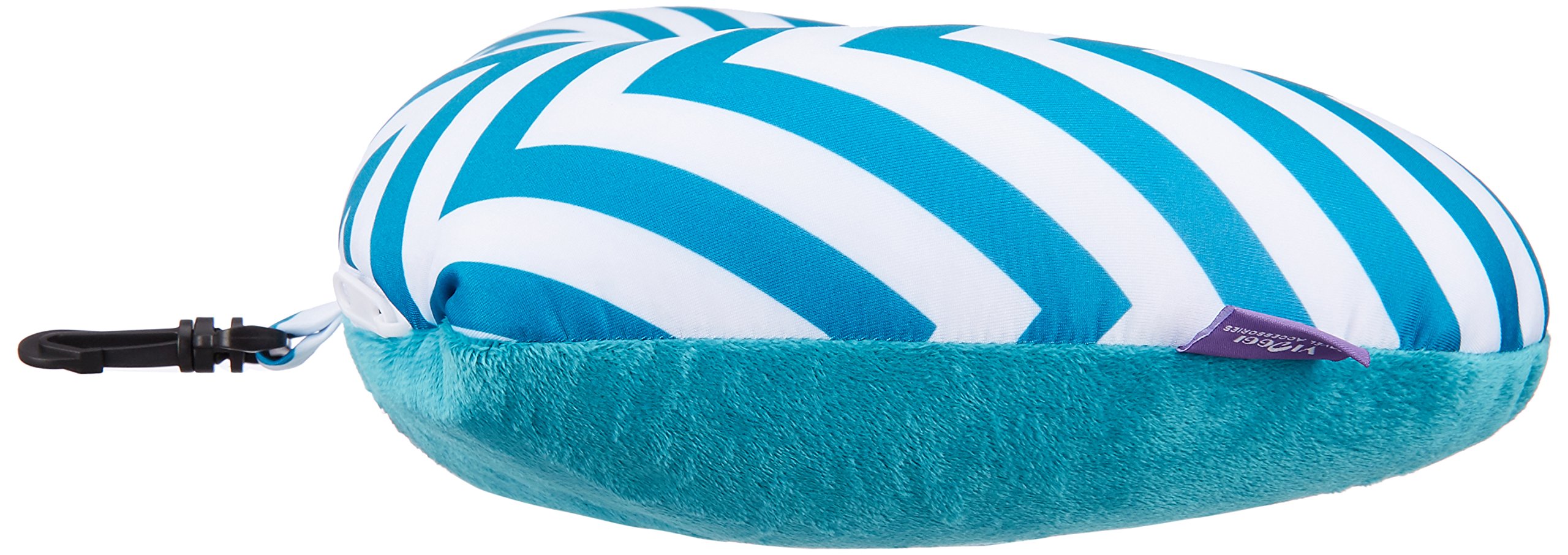 Viaggi 2in1 Microbeads Blue Travel neck Pillow (VIA0071) 1