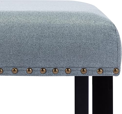 Miniatura 12 de Duhome Elegant Lifestyle - Banco con acabado de cabeza de clavo, color caqui, madera Caqui,Verde claro,https://www.amazon.com/dp/undefined