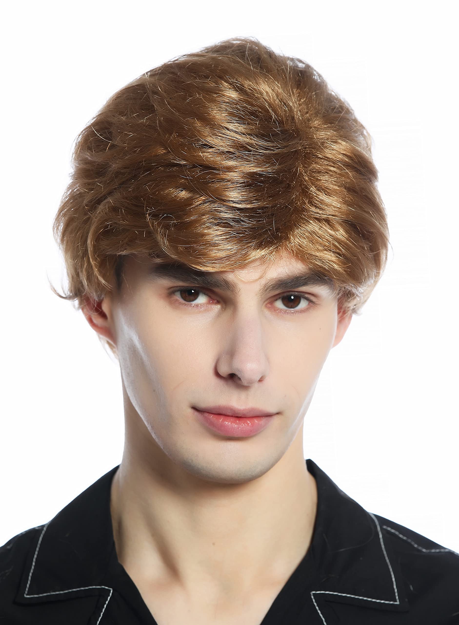 WIG ME UP - DW1335-19 Wig Men Women unisex short slightly waved dense dark blond, dark blond (19)