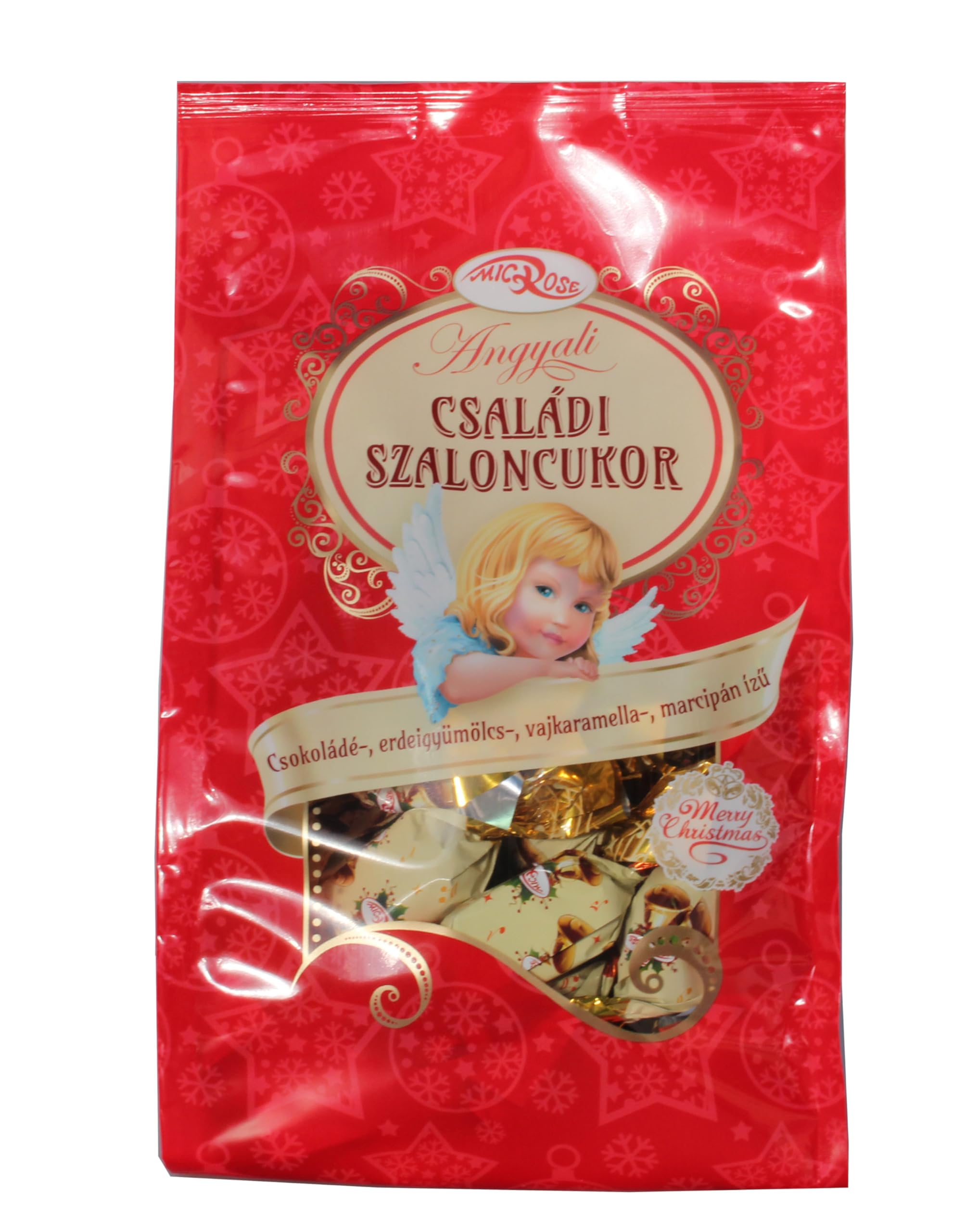 Angyali családi szaloncukor 300 g csokoládé erdeigyümölcs vajkaramella marcipán