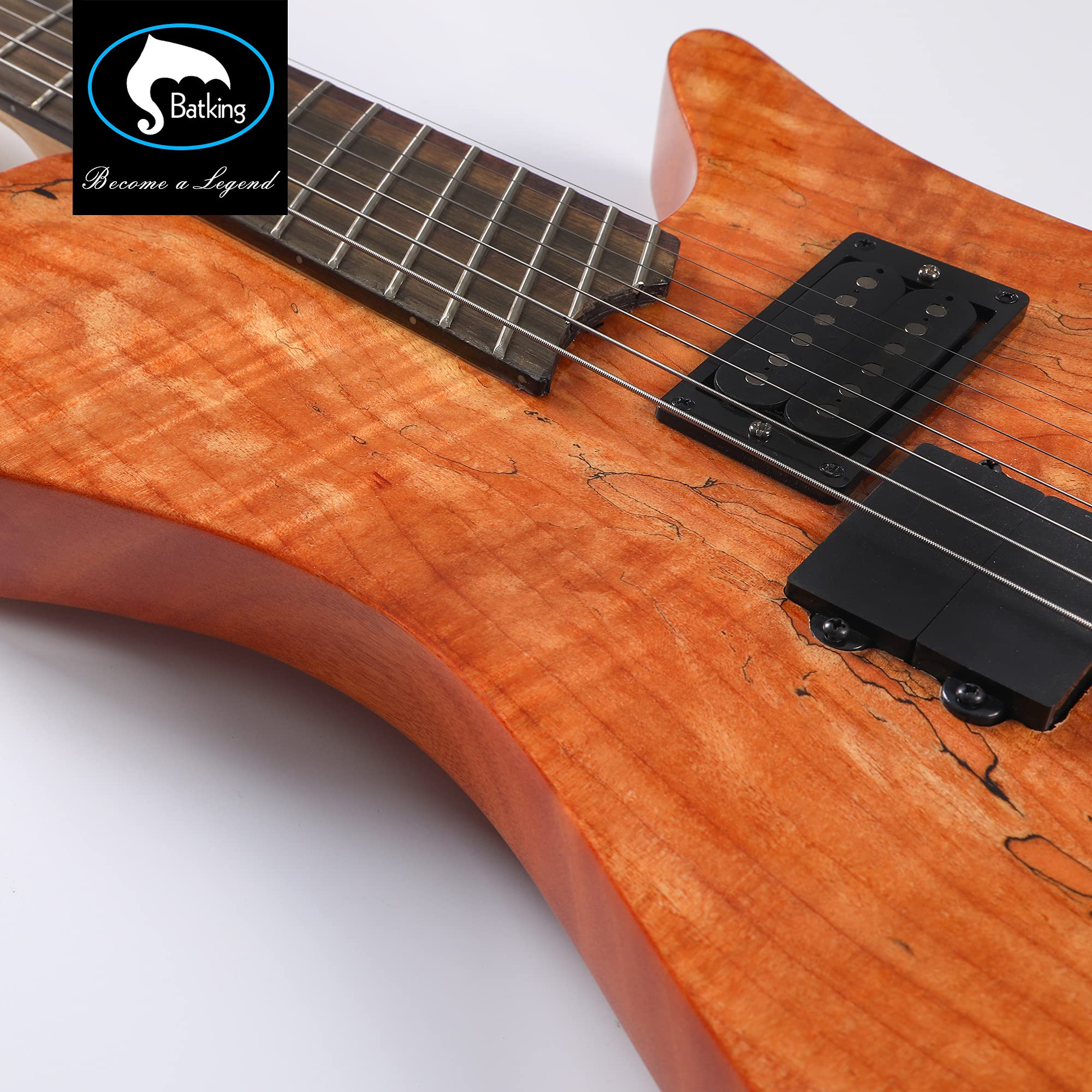 Batking Fanned Fret 7 corde (3 corde per basso+4 corde per chitarra) Chitarra elettrica