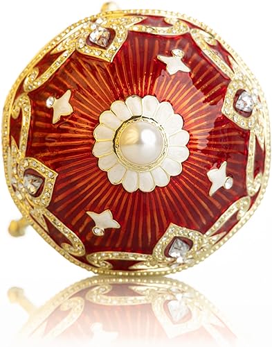 Miniatura 9 de Keren Kopal Carrusel Caballo Caja de Música Con Caballos Blancos Estatuillas Enrollar Musical Hecho A Mano Increíble Decoración