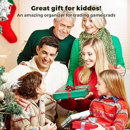 Miniatura 5 de Carpeta de tarjetas de béisbol con mangas, 440 bolsillos, protectores de tarjetas intercambiables, álbumes, funda organizadora de almacenamiento de