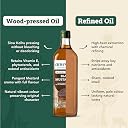 Anveshan Wood Cold Pressed Mustard Oil - 1L | PET Bottle | Kacchi Ghani | Black Mustard Oil | A1 Grade Mustard Seeds & 0 trans fat| Rich Aroma | Naturally Cholesterol Free & Goodness of Omega 3 gallery image