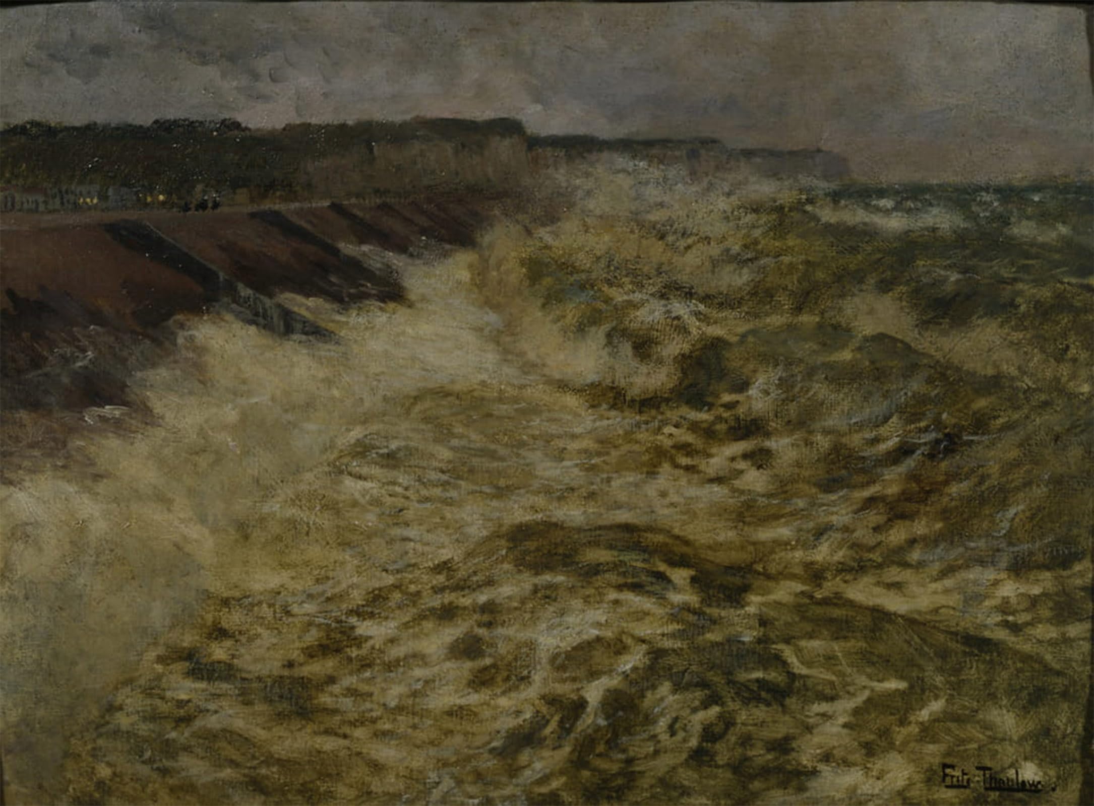 Toile Murale Abstraite Fritz Thaulow décoration grand format