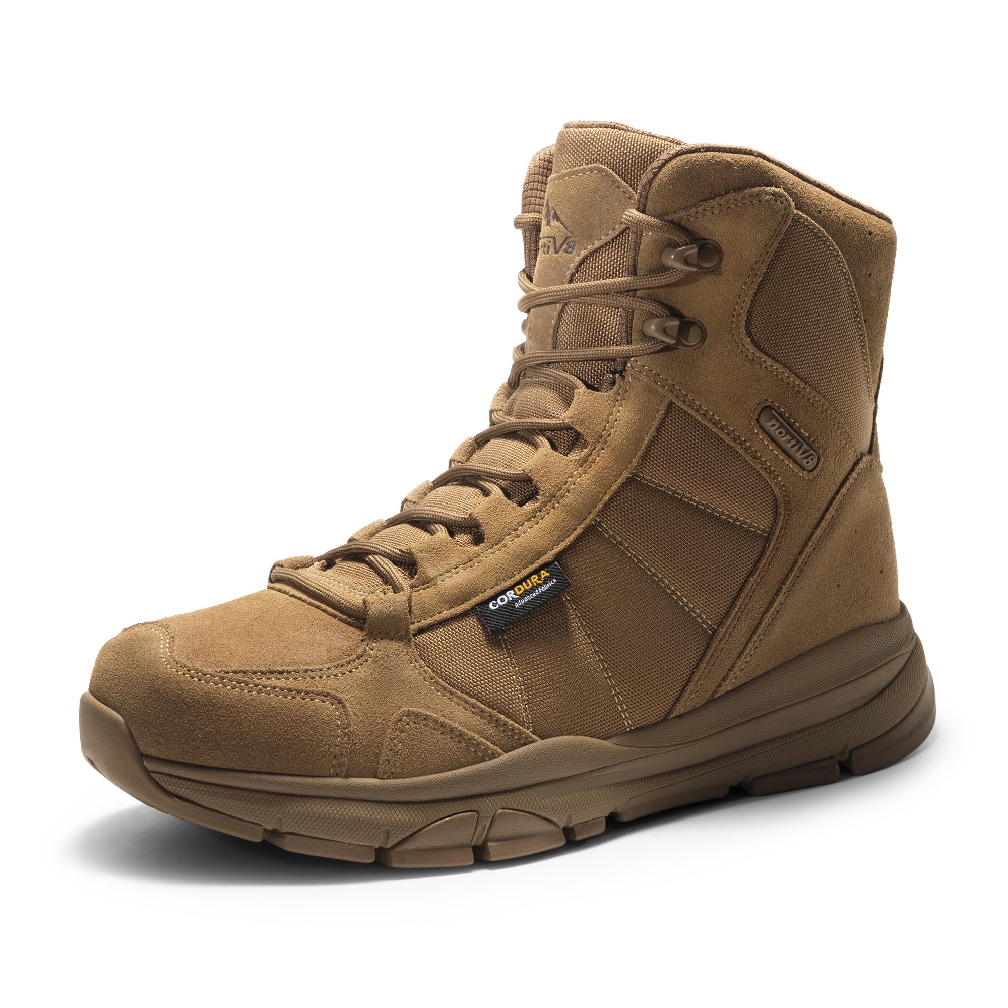 NORTIV 8 Men's Lightweight Military Tactical Work Boots Outdoor Hiking Motorcycle Combat Boots