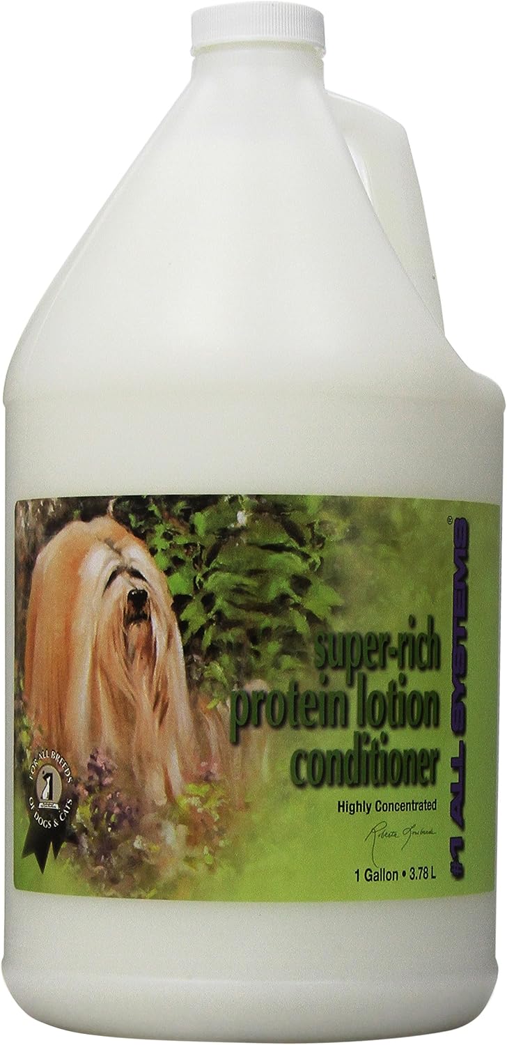 #1 All Systems Super-Rich Protein Lotion Pet Conditioner, 1-Gallon, Package may vary