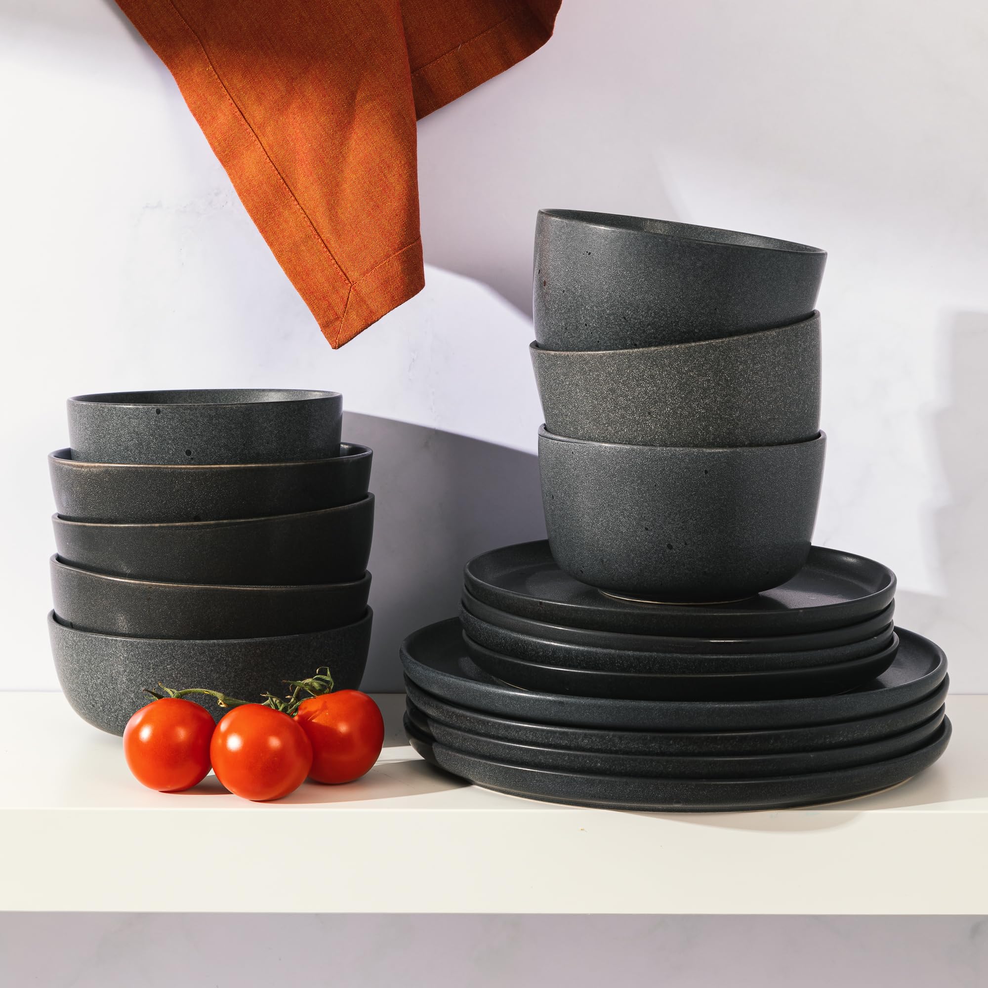 Amazon.com | Gibson Elite James Street Stoneware Matte Reactive