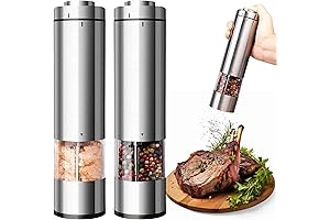 Automatic Salt and Pepper Shakers - 2-Pack