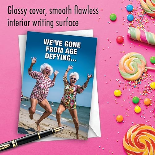 Vista 41 de NobleWorks Humorous Birthday Greeting Card with 5 x 7 Inch Envelope (1 Card) Bday Bra Size C10073BDG