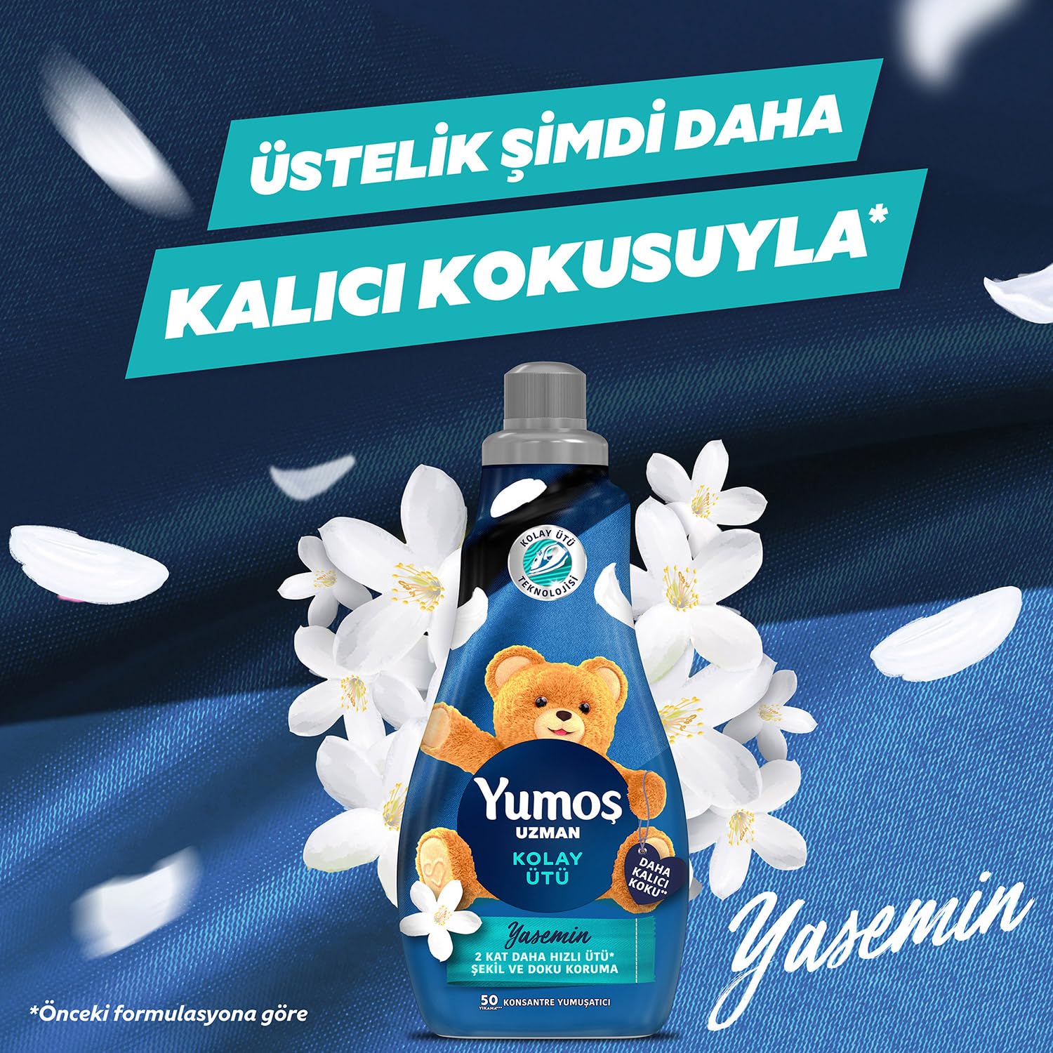 Yumoş Kolay Ütü Yumuşatıcı 1200 ml + Yumoş Sıvı Canlandırıcı Terapi Siyahlar 1690 ml (3 paketi)