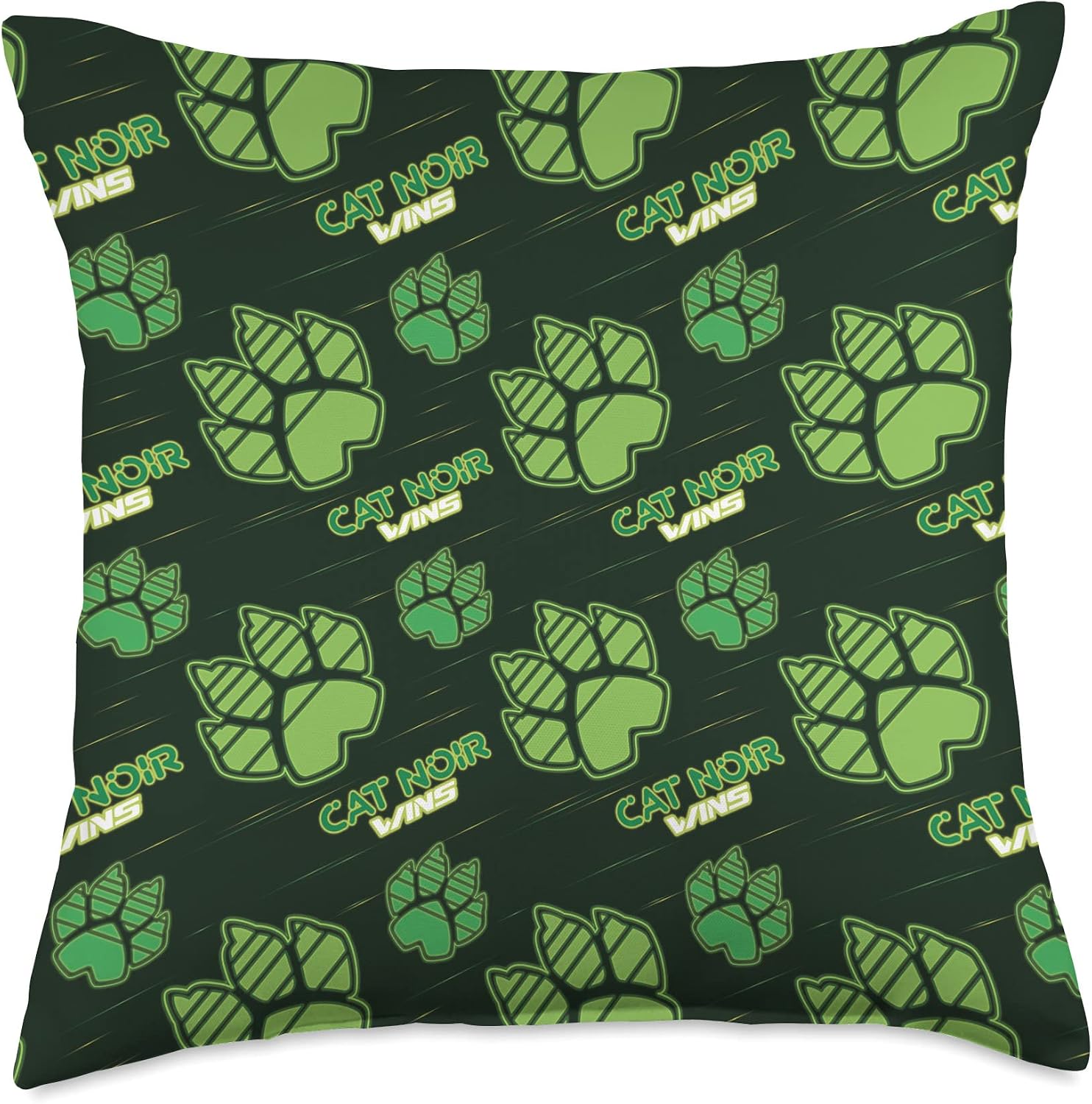 Miraculous Ladybug - Gamer Collection - Cat Noir Wins Print Throw Pillow