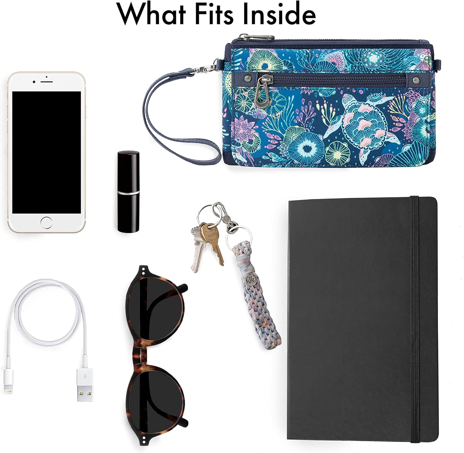 Sakroots womens Eco-twill Large Smartphone Crossbody