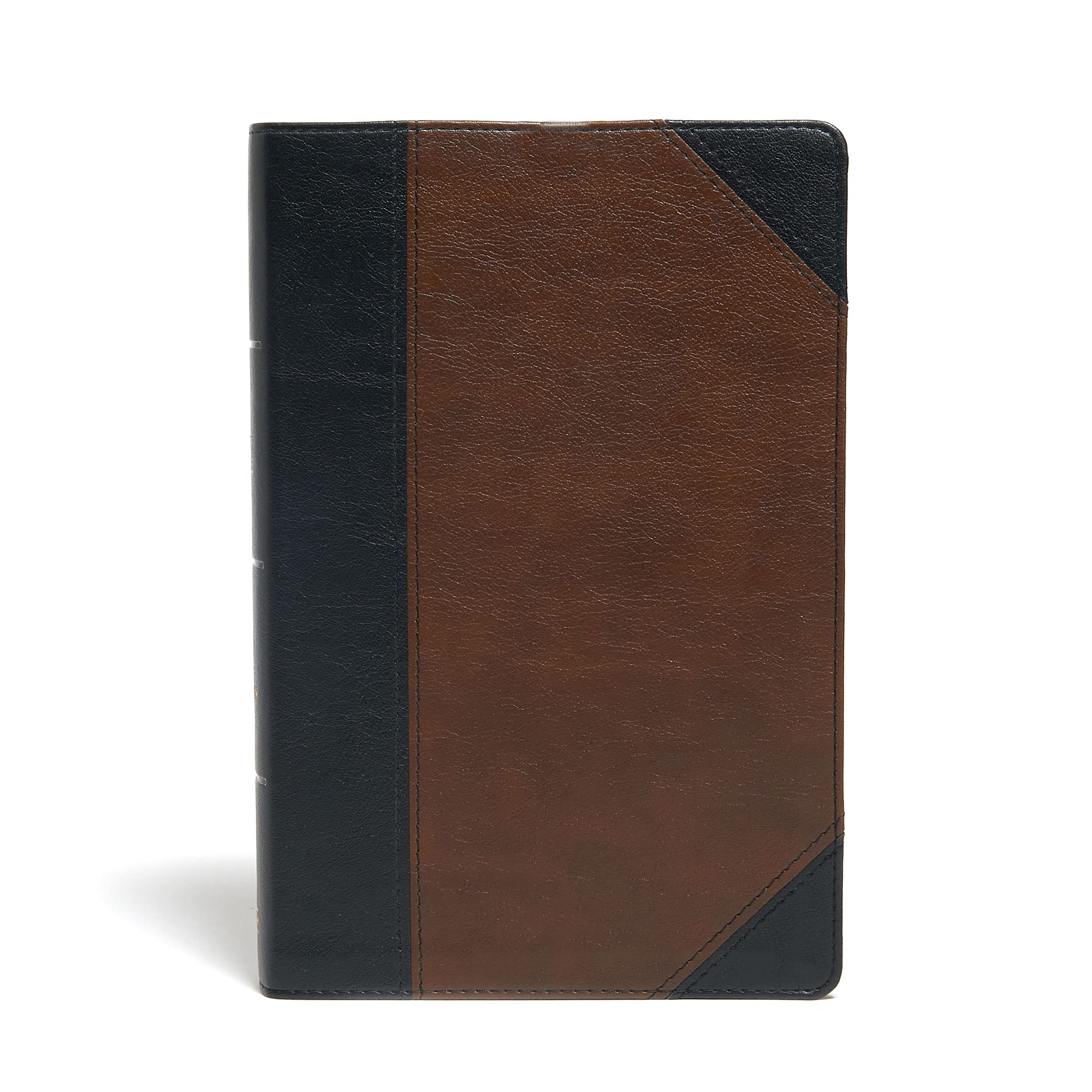KJV Large Print Personal Size Reference Bible, Brown/Black: KJV Personal Size Reference Bible, Brown/Black Leathertouch