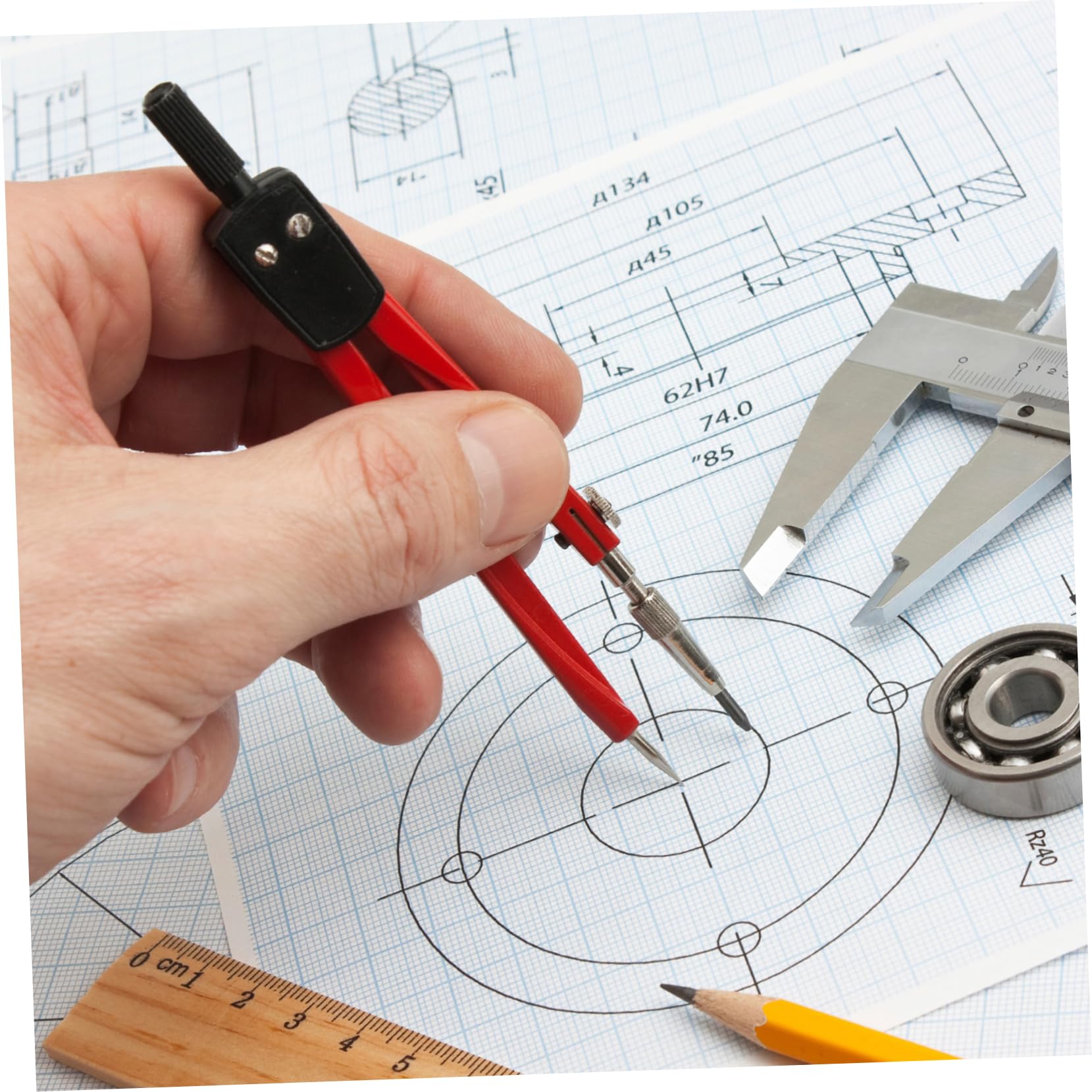 Ricambio Per Temperamatite A Bussola STOBOK - Mina Da 2mm, 25mm Lunghezza, Per Matite Da Disegno - Foto 10