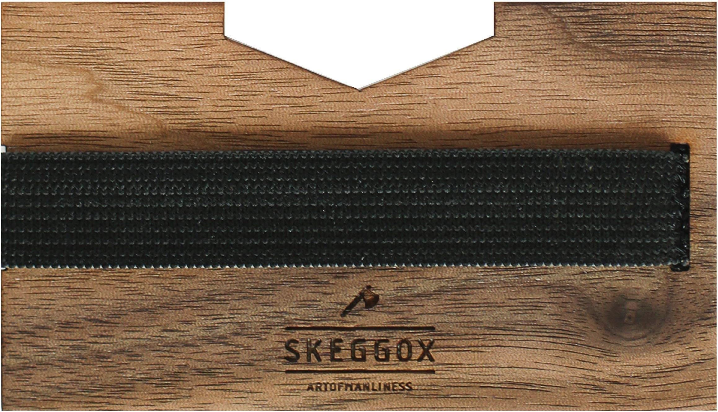 Skeggox Minimalist Wallet Money Clip Slim Wooden Wallet Front Pocket Wallet