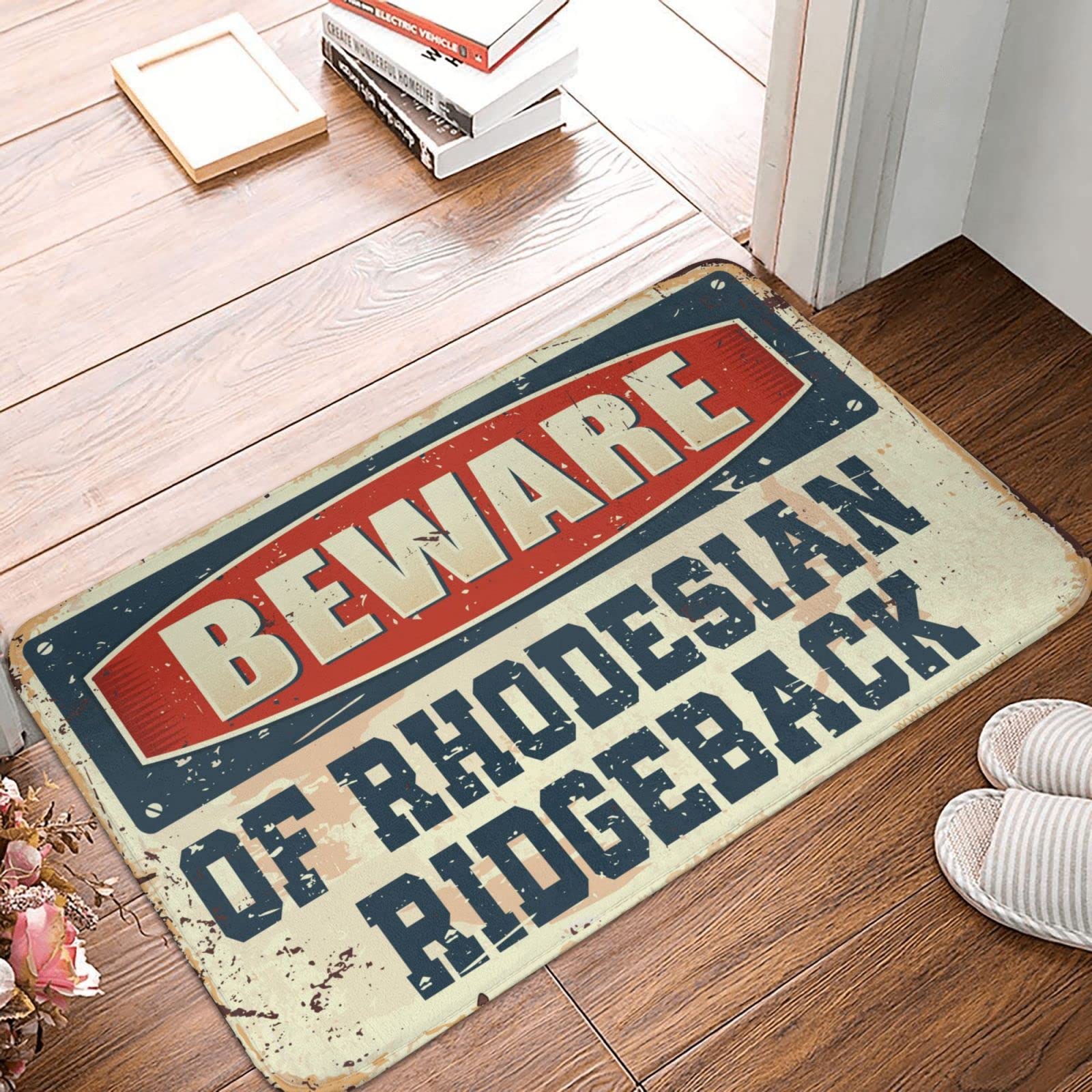 Tapis d'entrée Rhodesian Ridgeback : l'accessoire de cuisine idéal pour Halloween