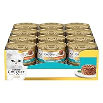 GOURMET Gold Cibo Umido per Gatti Adulti Tortini con Tonno 24 Lattine da 85g