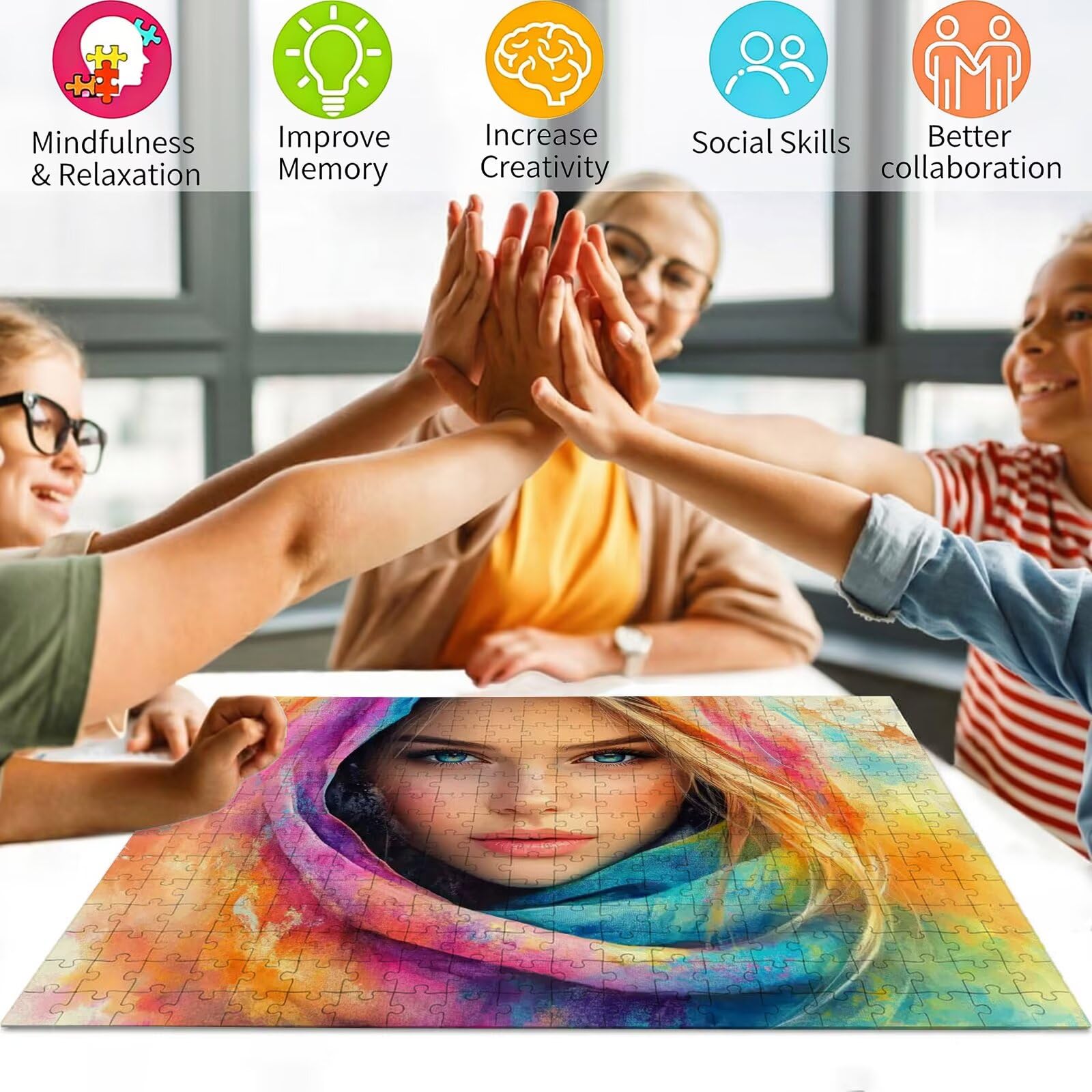 6000 puzzli dla dorosłych Dreamy – drewniane puzzle dla dorosłych – puzzle kosmetyczne 180 x 100 cm – gry dla dorosłych – dodatkowe zabawne wyzwania – kreatywne prezenty dla mężczyzn i kobiet 8p-615