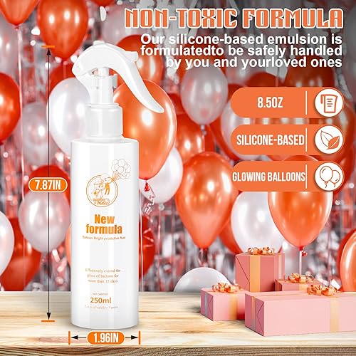 Miniatura 3 de Solución de brillo de globos, aerosol brillante para globos de látex